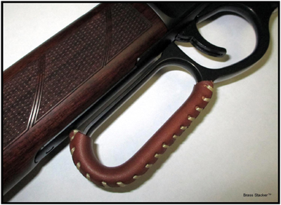 Brass Stacker™ GAW Leatherworks Lever Wrap - Brass Stacker