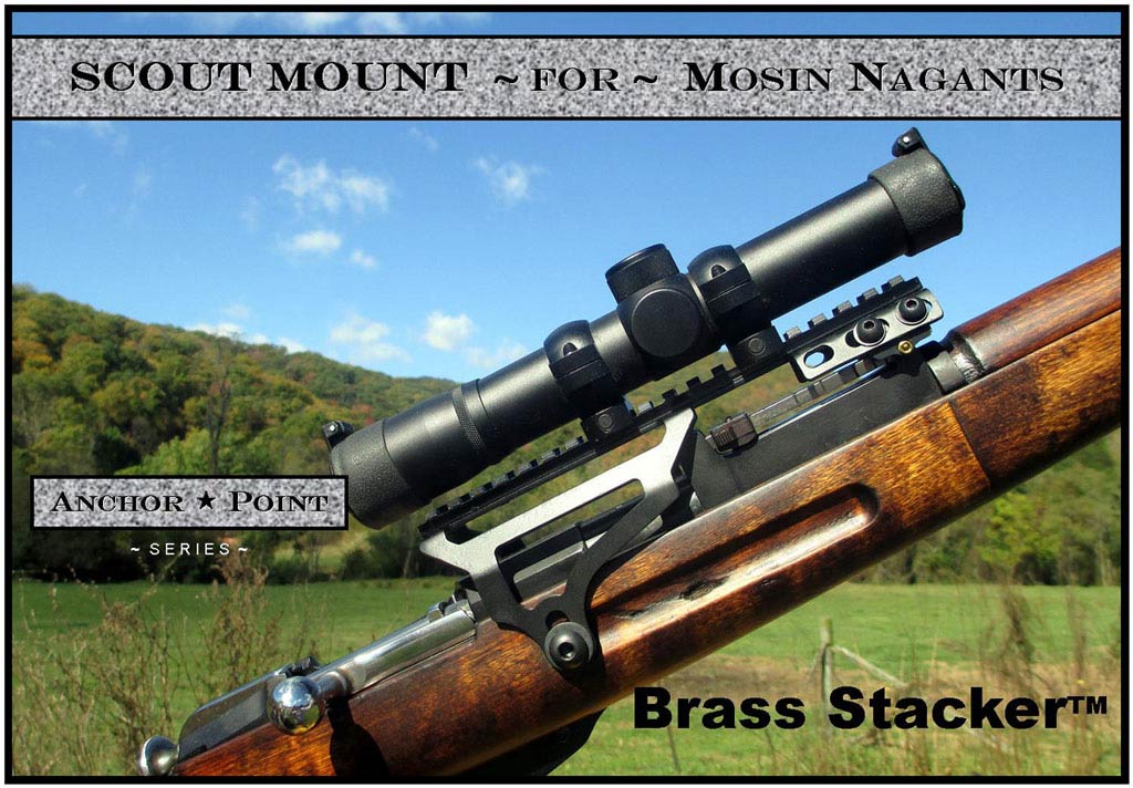 Brass Stacker™ Finnish M39 Mosin Nagant Universal Fit Scout Scope Mount