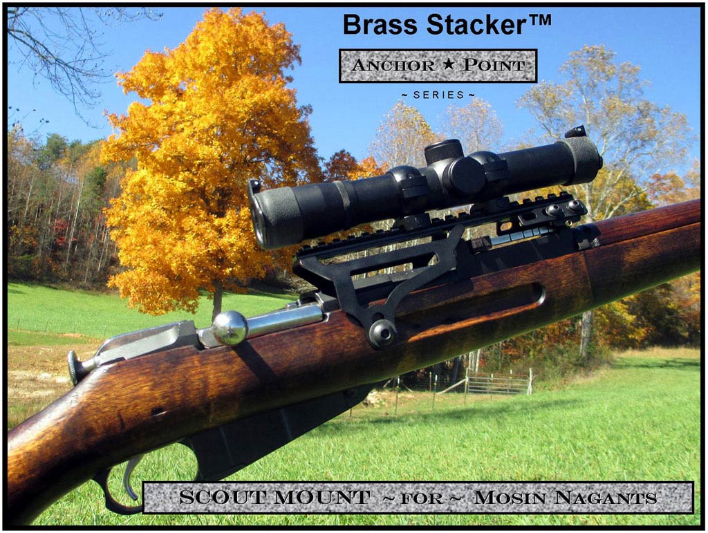 Brass Stacker™ Finnish M39 Mosin Nagant Universal Fit Scout Scope Mount