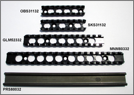 Brass Stacker Picatinny Rail