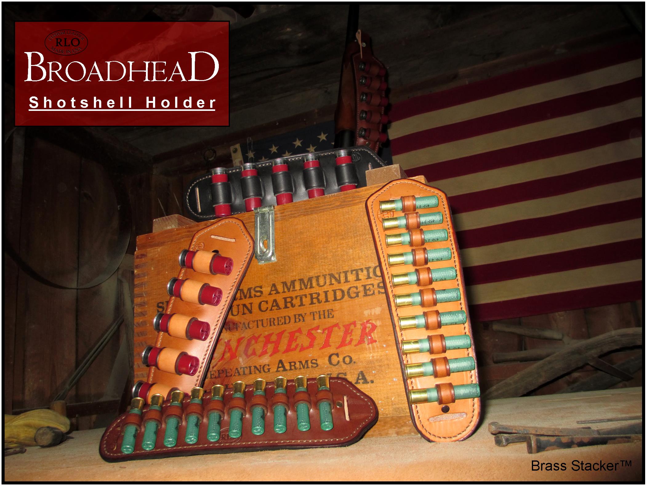 Brass Stacker™ RLO Broadhead Shot Shell Holders