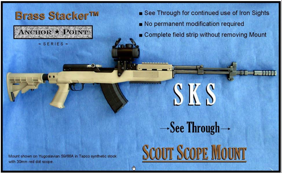 SKS See Thru Scout Scope Mount
